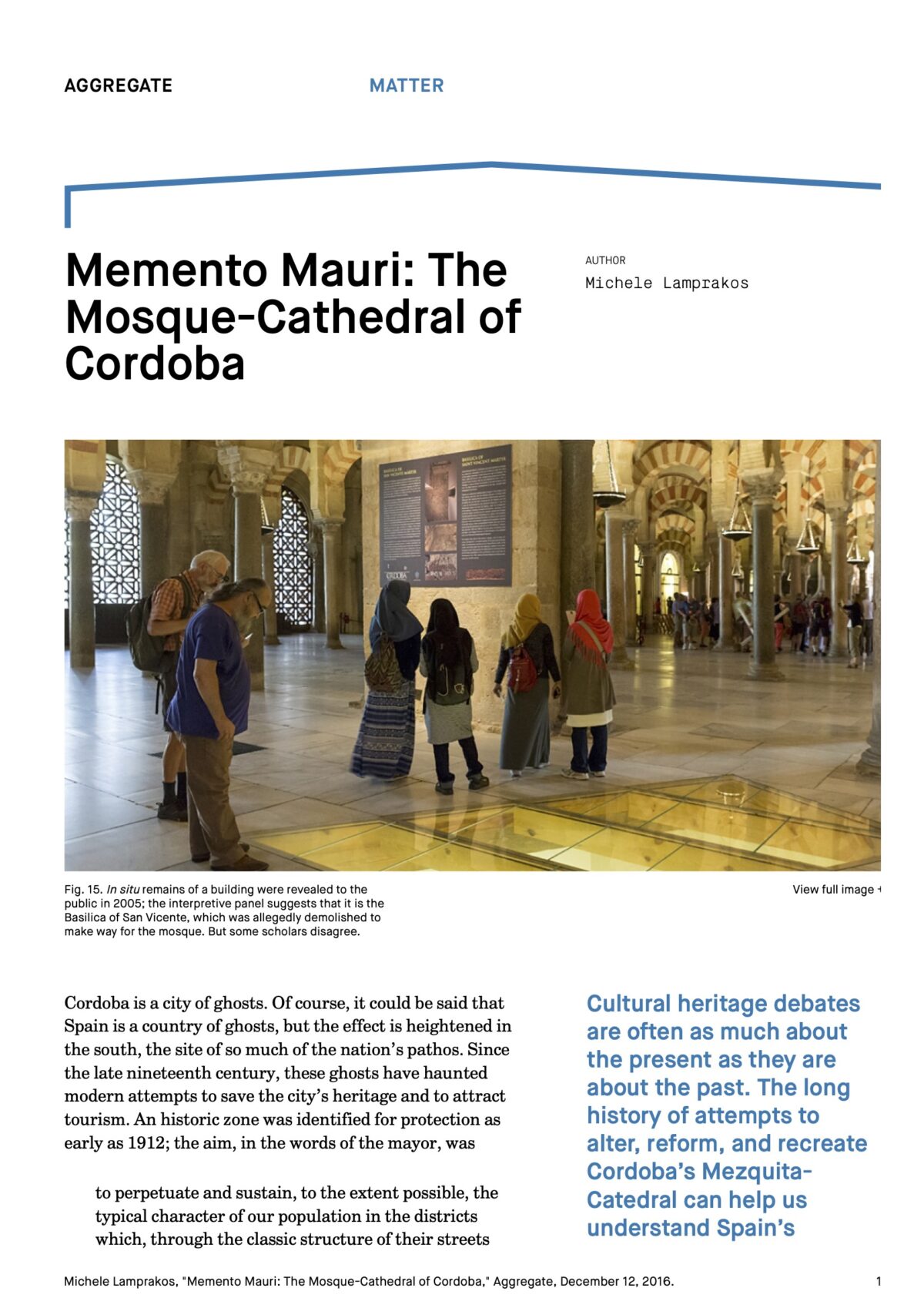 Memento Mauri The Mosque Cathedral of Cordoba LIBRARYSTACK